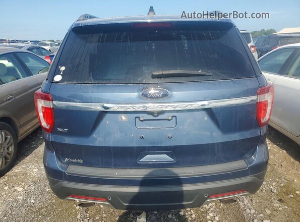 1FM5K7D83JGC47316 2018 FORD EXPLORER Blue Հետևի տեսք