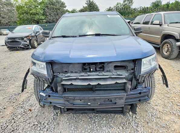 1FM5K7D83JGC47316 2018 FORD EXPLORER Blue Դիմացի տեսք