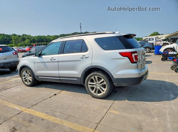 1FM5K7D84GGD09802 2016 FORD EXPLORER Silver უკანა მარცხენა