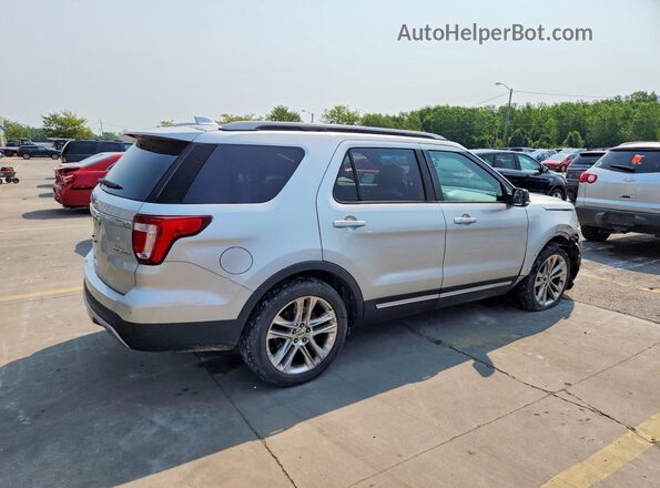 1FM5K7D84GGD09802 2016 FORD EXPLORER Silver უკანა მარჯვენა