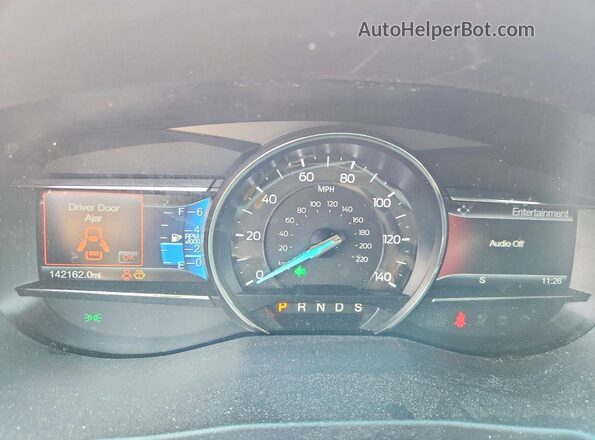 1FM5K7D84GGD09802 2016 FORD EXPLORER Silver ხელსაწყოთა პანელის ხედი