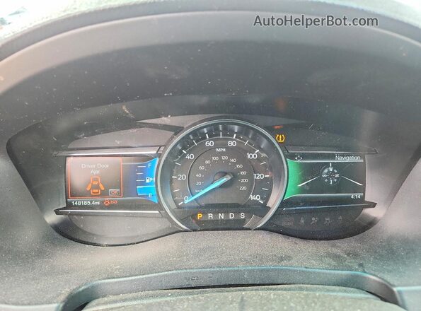 1FM5K7D84HGA88557 2017 FORD EXPLORER White Vista del cuadro de instrumentos