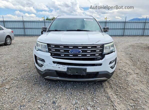 1FM5K7D84HGA88557 2017 FORD EXPLORER White Vista frontal