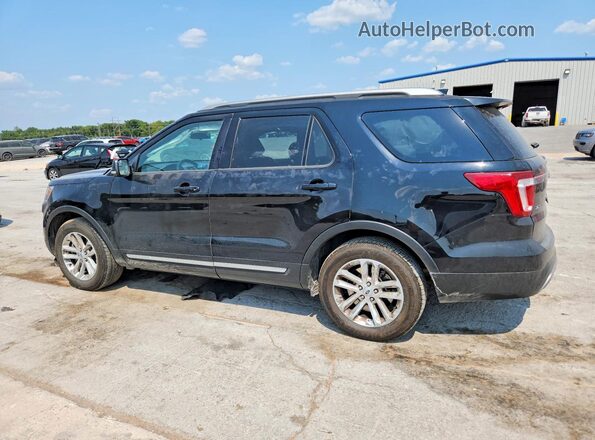 1FM5K7D84HGD02768 2017 FORD EXPLORER Black Trasero izquierdo