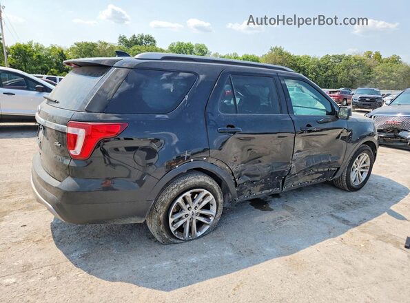 1FM5K7D84HGD02768 2017 FORD EXPLORER Black Trasero derecho
