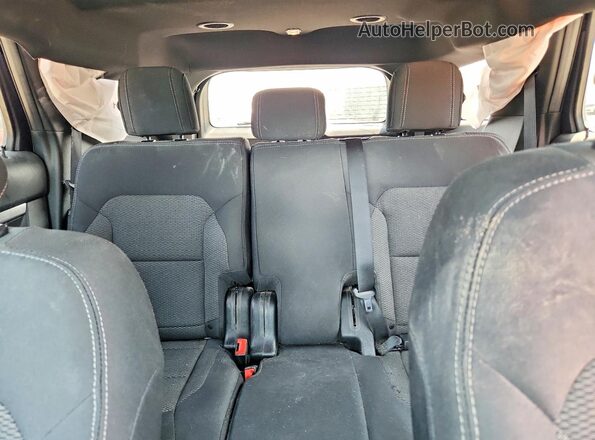 1FM5K7D84HGD02768 2017 FORD EXPLORER Black Vista de los asientos traseros