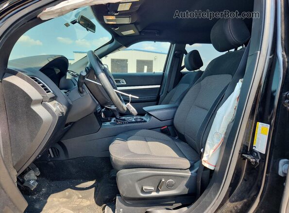 1FM5K7D84HGD02768 2017 FORD EXPLORER Black Vista interior delantera