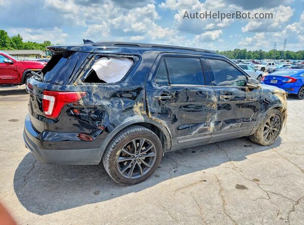 1FM5K7D84HGD39089 2017 FORD EXPLORER Black Հետևի աջ