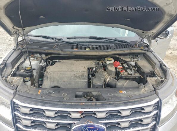 1FM5K7D84HGD77275 2017 FORD EXPLORER Silver Вид задньої частини салону