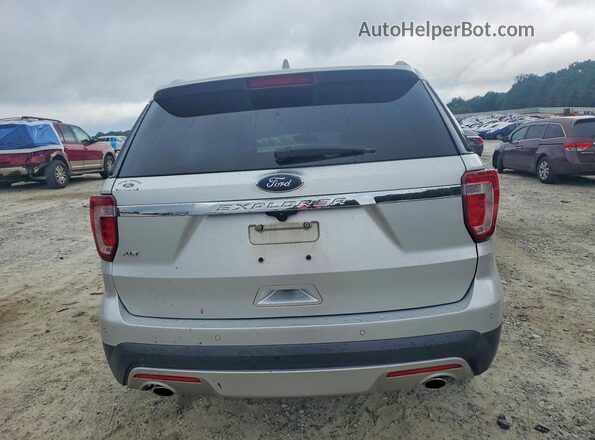 1FM5K7D84HGD77275 2017 FORD EXPLORER Silver Вид ззаду