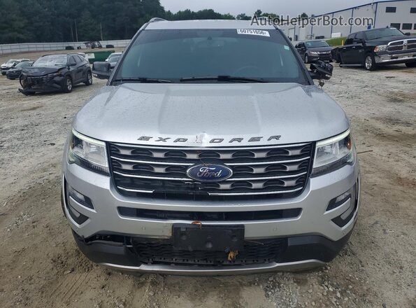 1FM5K7D84HGD77275 2017 FORD EXPLORER Silver Вид спереду