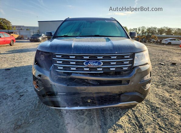 1FM5K7D84HGD96599 2017 FORD EXPLORER Gray წინა ხედი