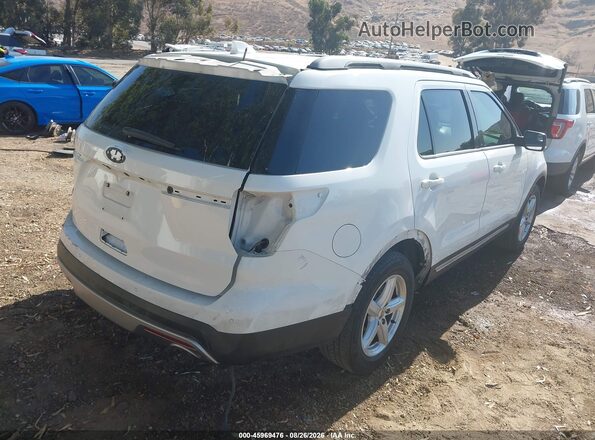 1FM5K7D84HGE24577 2017 FORD EXPLORER White Trasero derecho