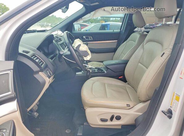 1FM5K7D84KGA08262 2019 FORD EXPLORER White წინა სალონის ხედი