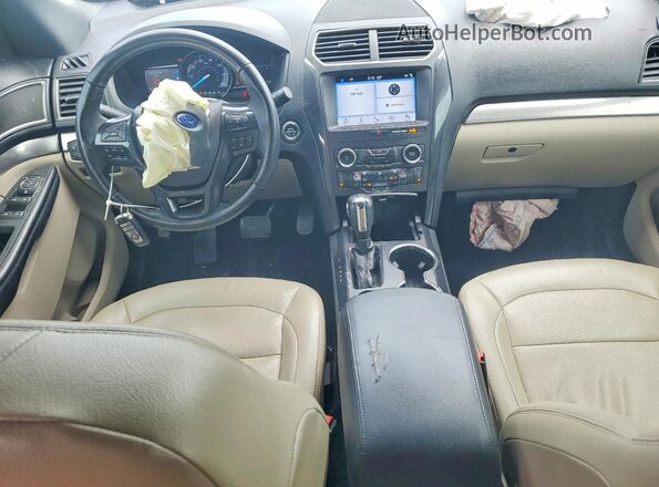 1FM5K7D84KGA08262 2019 FORD EXPLORER White წინა პანელის ხედი
