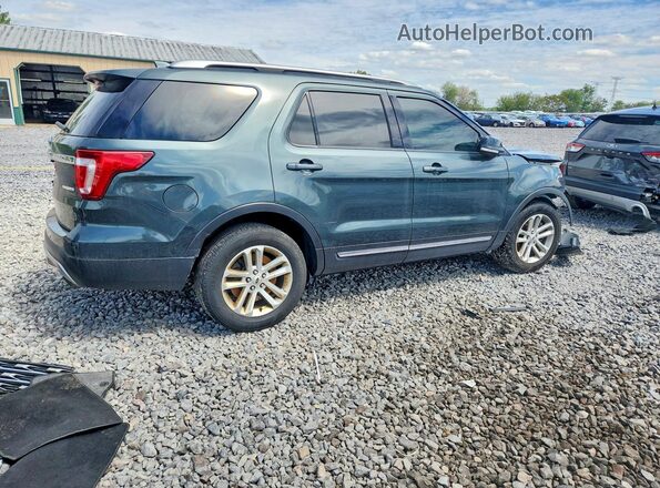 1FM5K7D85GGC70752 2016 FORD EXPLORER Зеленый Задняя правая четверть