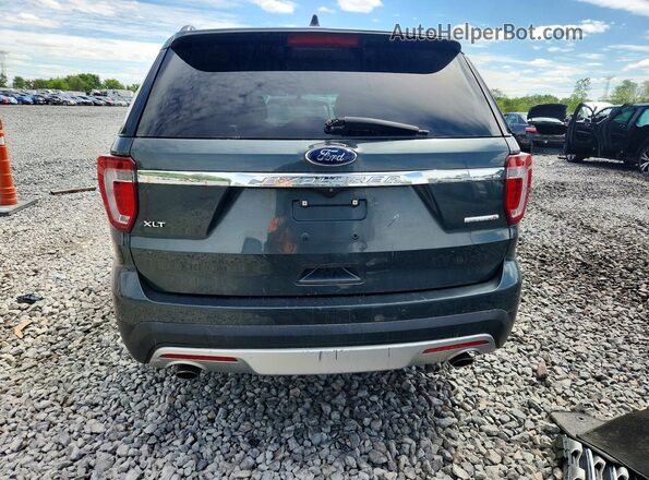 1FM5K7D85GGC70752 2016 FORD EXPLORER Зеленый Вид сзади