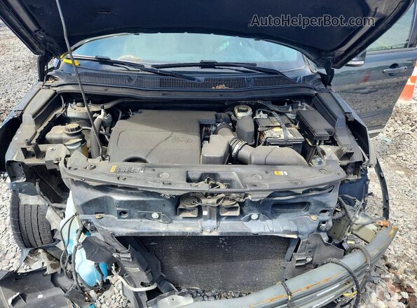 1FM5K7D85GGC70752 2016 FORD EXPLORER Зеленый Вид задней части салона