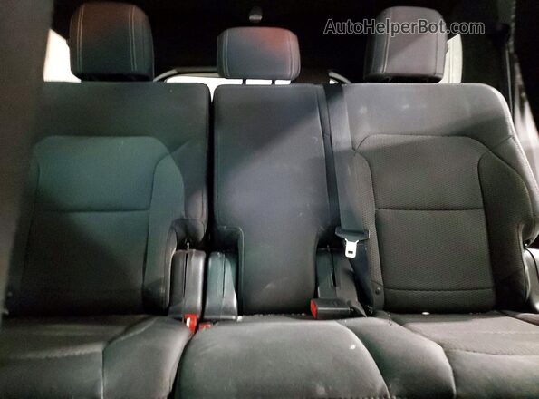 1FM5K7D85HGA41599 2017 FORD EXPLORER Silver Rear seats view