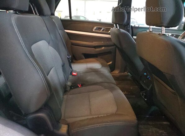 1FM5K7D85HGA41599 2017 FORD EXPLORER Silver Rear interior view