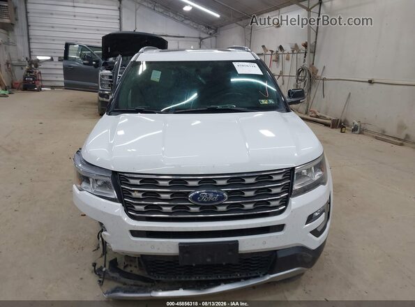 1FM5K7D85HGC65214 2017 FORD EXPLORER White Вид щитка приладів