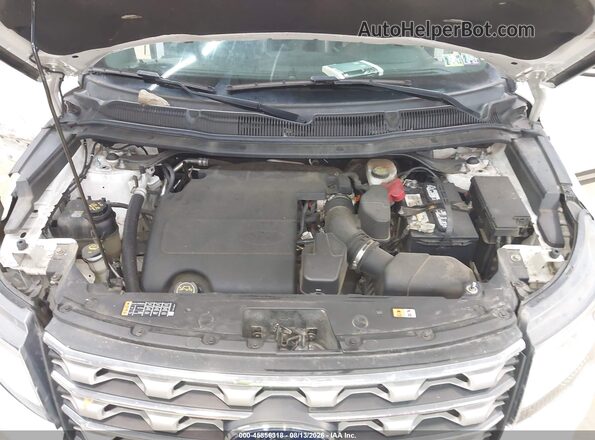 1FM5K7D85HGC65214 2017 FORD EXPLORER White Вид ззаду