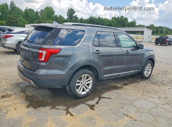 1FM5K7D85HGE33269 2017 FORD EXPLORER Gray Tył prawy