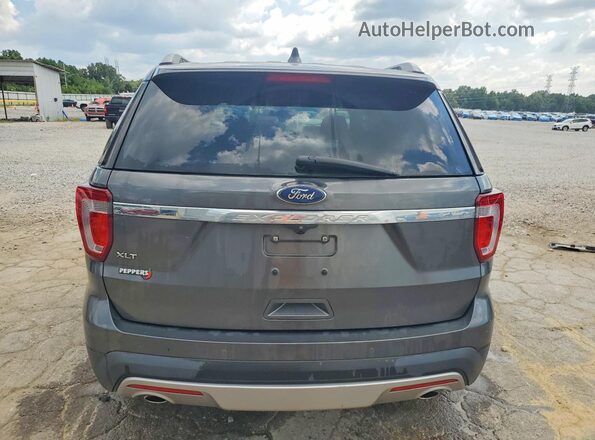 1FM5K7D85HGE33269 2017 FORD EXPLORER Gray Widok z tyłu