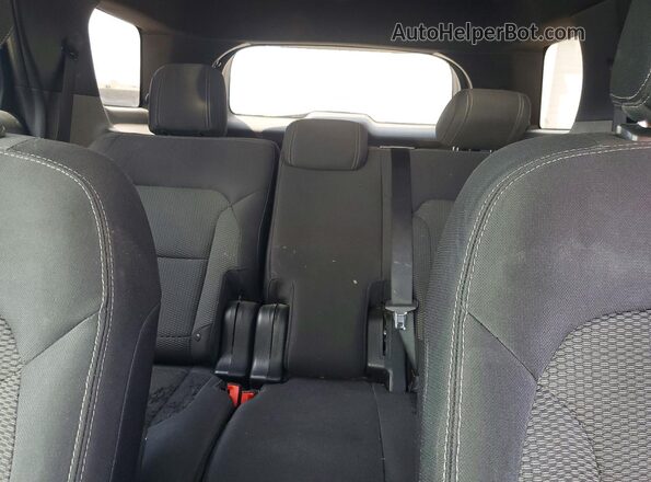 1FM5K7D85HGE33269 2017 FORD EXPLORER Gray Widok tylnych siedzeń