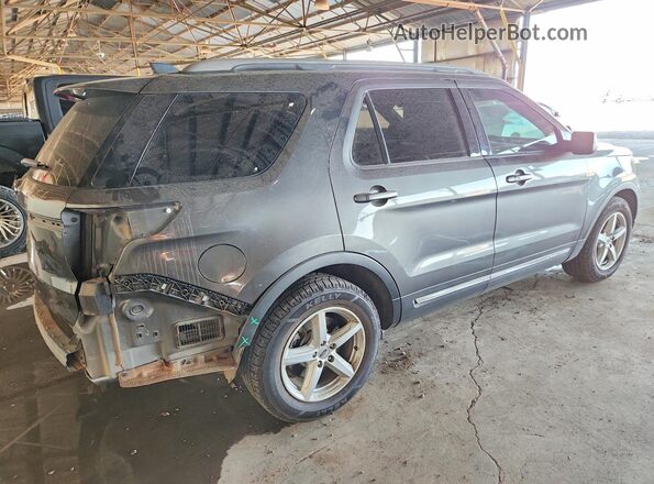 1FM5K7D85JGA19754 2018 FORD EXPLORER Gray Задня права чверть