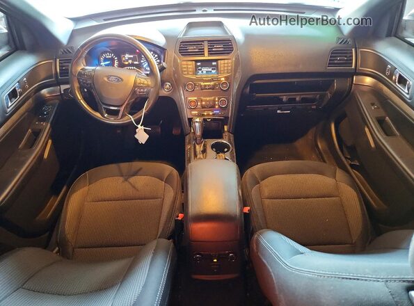 1FM5K7D85JGA19754 2018 FORD EXPLORER Gray Вид щитка приладів