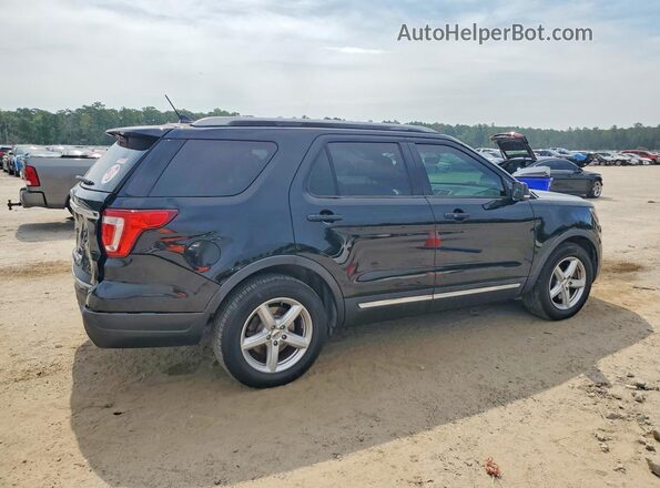 1FM5K7D85JGA30124 2018 FORD EXPLORER Black Trasero derecho