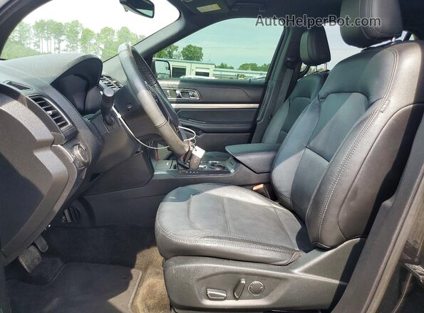 1FM5K7D85JGA30124 2018 FORD EXPLORER Black Vista interior delantera