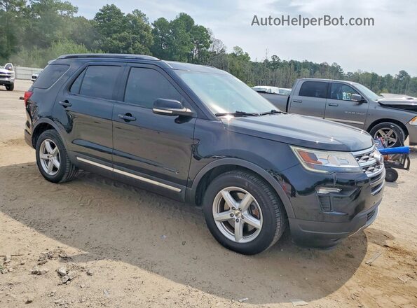 1FM5K7D85JGA30124 2018 FORD EXPLORER Black Delantero derecho