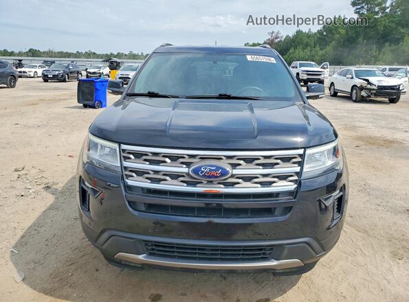 1FM5K7D85JGA30124 2018 FORD EXPLORER Black Vista frontal