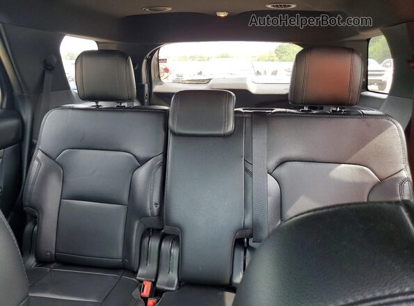 1FM5K7D85JGA30124 2018 FORD EXPLORER Black Vista de los asientos traseros