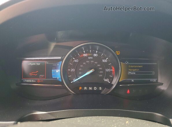 1FM5K7D85JGA30124 2018 FORD EXPLORER Black Vista del cuadro de instrumentos