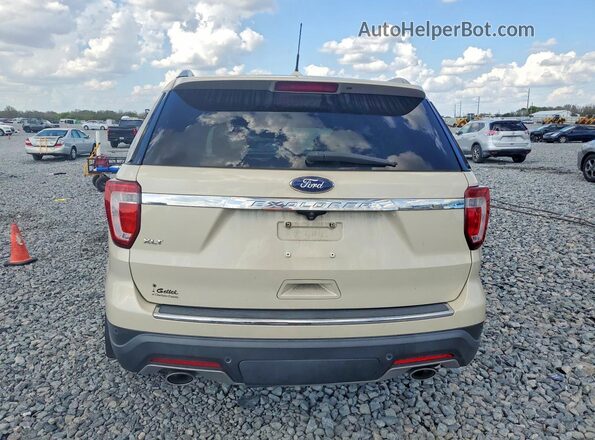 1FM5K7D85JGA52348 2018 FORD EXPLORER Beige Հետևի տեսք