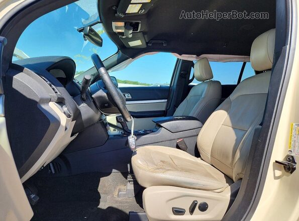 1FM5K7D85JGA52348 2018 FORD EXPLORER Beige Սալոնի դիմացի տեսք