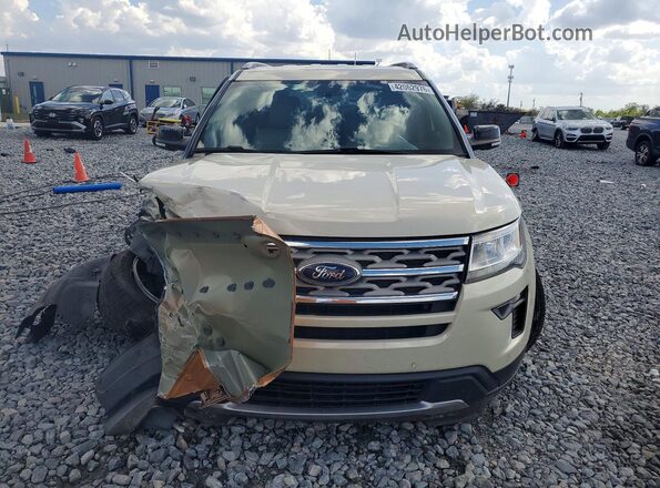 1FM5K7D85JGA52348 2018 FORD EXPLORER Beige Դիմացի տեսք