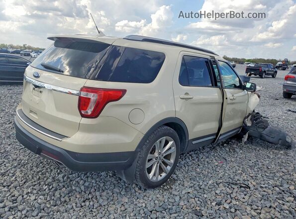 1FM5K7D85JGA52348 2018 FORD EXPLORER Beige Հետևի աջ
