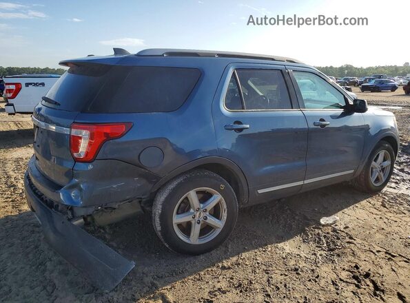 1FM5K7D85JGC54008 2018 FORD EXPLORER Blue Հետևի աջ