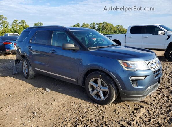 1FM5K7D85JGC54008 2018 FORD EXPLORER Blue Առջևի աջ