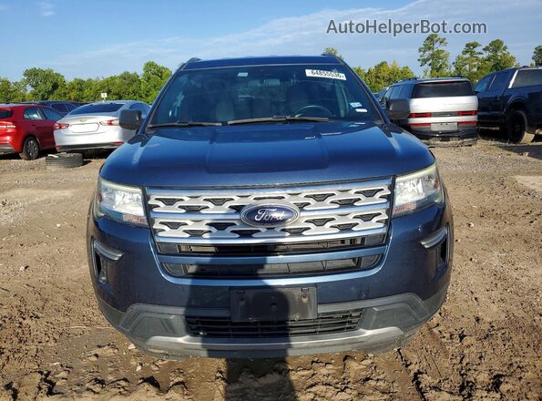 1FM5K7D85JGC54008 2018 FORD EXPLORER Blue Դիմացի տեսք