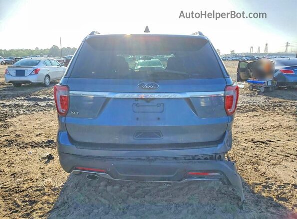 1FM5K7D85JGC54008 2018 FORD EXPLORER Blue Հետևի տեսք