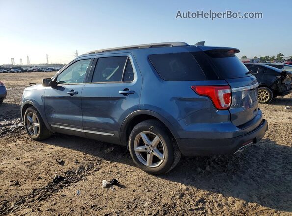 1FM5K7D85JGC54008 2018 FORD EXPLORER Blue Հետևի ձախ