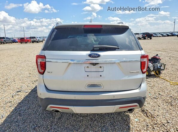 1FM5K7D86GGC57721 2016 FORD EXPLORER Silver Вид ззаду
