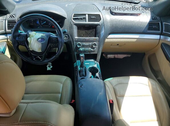 1FM5K7D86GGC57721 2016 FORD EXPLORER Silver Вид панелі приладів