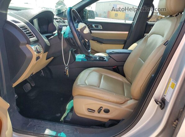 1FM5K7D86GGC57721 2016 FORD EXPLORER Silver Вид салону спереду