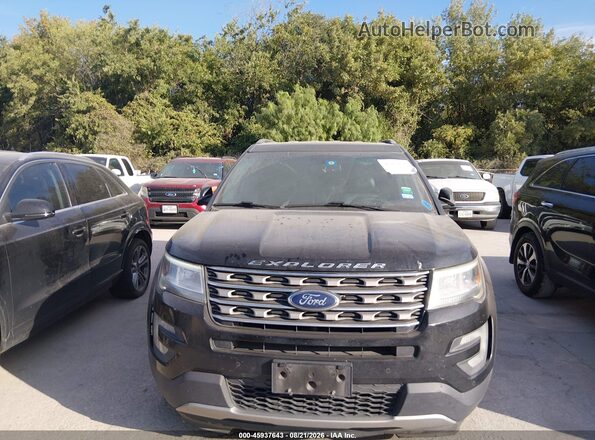 1FM5K7D86GGD29369 2016 FORD EXPLORER Black წინა ხედი
